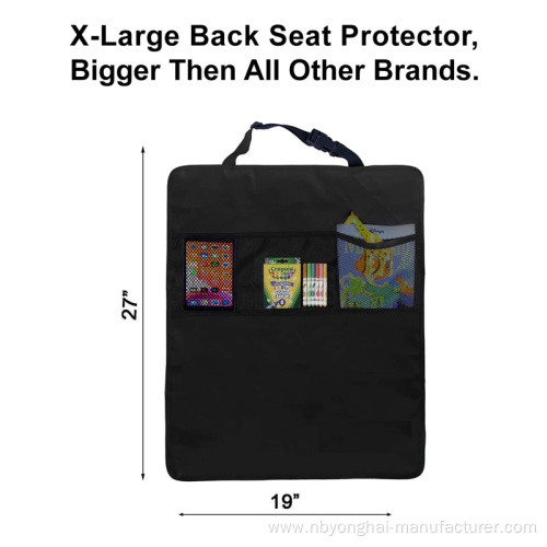 Child kick cushion car seat protector